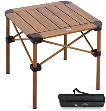 Portable Folding Aluminum Camping Table with Carry Bag
