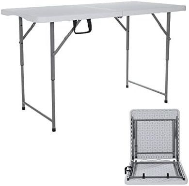 Heavy-duty portable folding table for indoor/outdoor events
