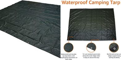 Waterproof Camping Tarp: Amazon Basics
