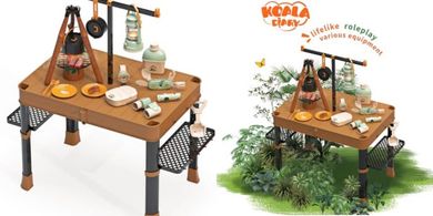 Contixo Kids Camping Playset: Table, Food, & Gear for Ages 3-6
