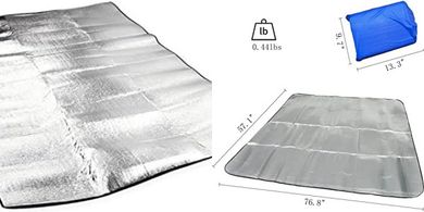 Double-Sided Insulated Foil Camping Pad
