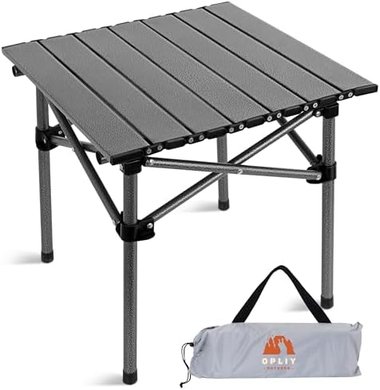 Opliy Portable Folding Camping Table (16.5", 1-2 person)
