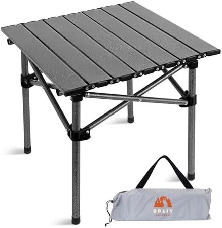 Portable Folding Camping Table (1-2 person, 16.5")
