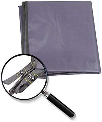 REDCAMP Waterproof Camping Tarp: Insulated Footprint, Grey (118"x116")
