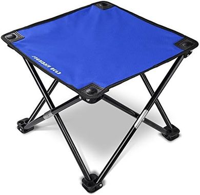 Portable Camping Footrest: 220lb Capacity (Blue)
