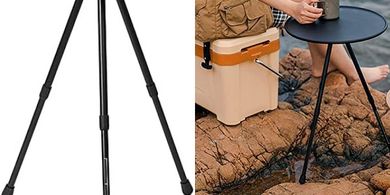 Portable, Adjustable Camping Table with Carry Case
