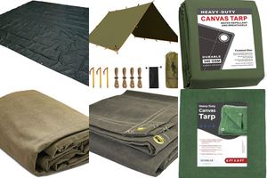 Canvas Camping Tarps