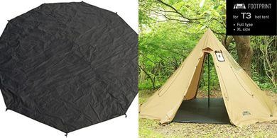 Preself Tipi Hot Tent T3 XL Groundsheet & Waterproof Tarp
