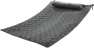 Grey Outdoor Hammock Pad & Pillow Set (2-Person Replacement)
