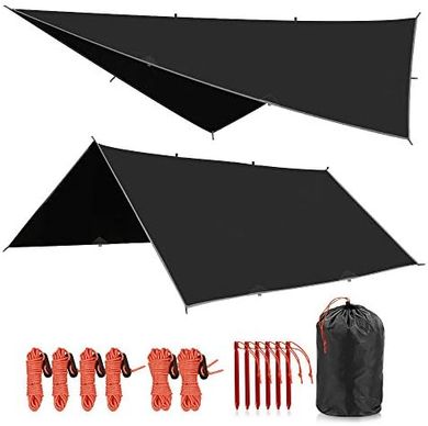 REDCAMP 10x12ft Waterproof Hammock & Camping Tarp
