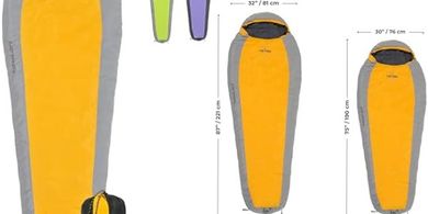 Teton Lightweight Mummy Sleeping Bags (20°F/5°F): Adults & Kids
