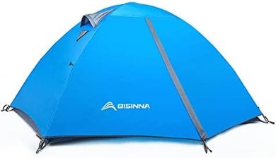 BISINNA 2-4 Person Lightweight Camping Tent: Waterproof, Windproof, Easy Setup
