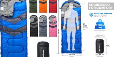 MalloMe: Lightweight Sleeping Bags for Kids & Adults
