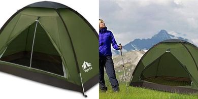 Night Cat Lightweight Single-Person Camping Tent (1-2)
