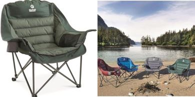 Guide Gear XL Camping Chair: Oversized, Padded, 400-lb Capacity
