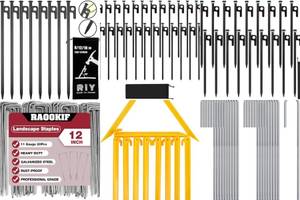 Heavy-Duty 12-Inch Tent Stakes (5-Pack)