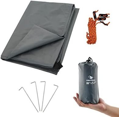 Ultralight Waterproof Camping Tarp Footprint (86"x57") with Carry Bag
