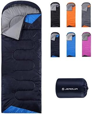 Lightweight, Waterproof Sleeping Bags for Adults & Kids (Camping, Hiking, Travel)
