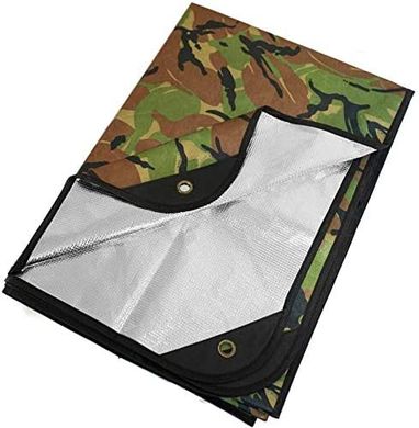 Arcturus Heavy-Duty Insulated Survival Blanket (Woodland Camo)
