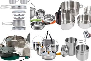 Stainless Steel Camping Cookware