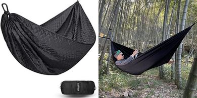 Sunyear 4-Season Quilted Camping Hammock: Cozy & Durable Winter Hammock
