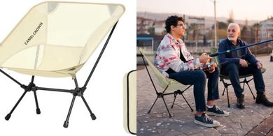 Camel Crown Portable Folding Camping Chair: Lightweight & Compact
