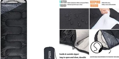 All-Season Waterproof Sleeping Bags for Adults & Kids