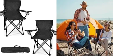 Portable Camping Chairs: Lightweight, Durable, Compact, for Teens & Adults
