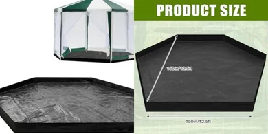 Waterproof Tent Footprint: Durable Groundsheet for Camping & Outdoors
