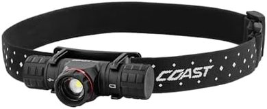 Coast XPH30R Rechargeable Headlamp: 1200 Lumens, Dual Power, Twist Focus