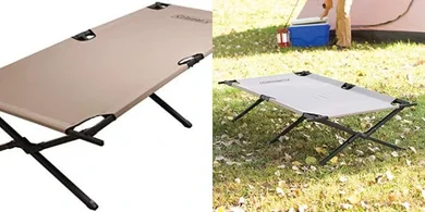 Coleman Trailhead II Camping Cot, Easy-to-Assemble Folding Cot Supports Campers up to 6ft 2in or 300lbs, Great for Camping, Lounging, & Elevated Sleeping