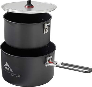 MSR Ceramic Camping Cookware: 2-Pot Set