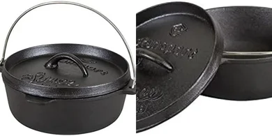 Stansport Pre-Seasoned Cast Iron Dutch Oven