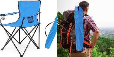 Leonyo Portable Folding Camping Chair with Cup Holders