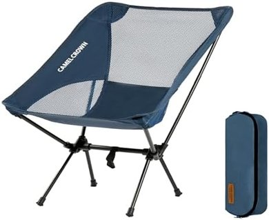 CAMEL CROWN Portable Folding Camping Chair: Lightweight & Compact for Travel
